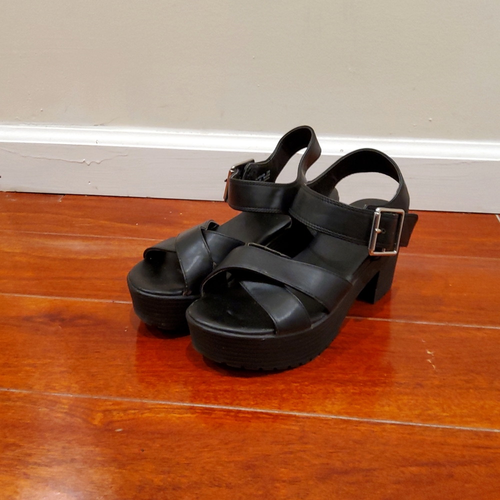 Platform Heeled Sandals